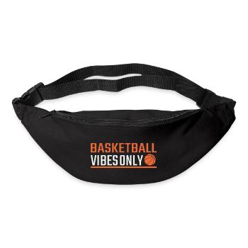 Basketball vibes only - Gürteltasche - Schwarz - Vorne