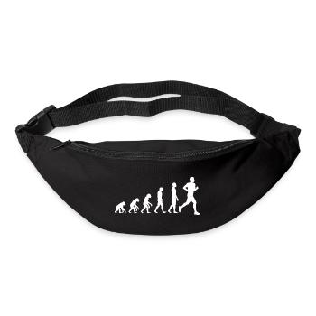 COURSE DE JOGGING – PUISSANCE DE COURSE ! COURSE DE MARATHON - Sac banane - noir - Devant