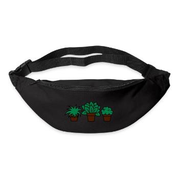 Plant plants plante gift idea gift idea - Bum bag - black - Front