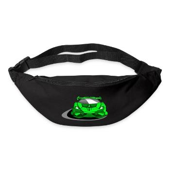 Lambo sports car green - Bum bag - black - Front