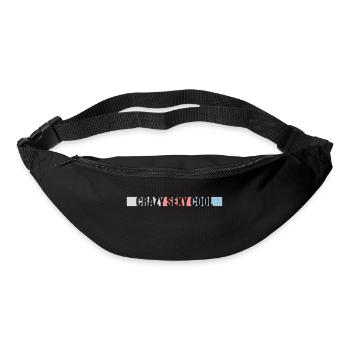 design cool sexy fou - Sac banane - noir - Devant