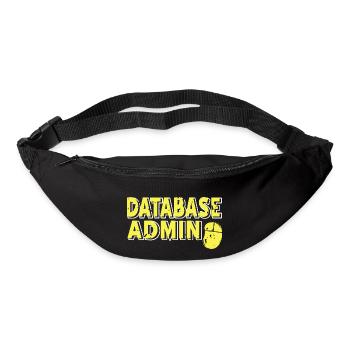 Retro Vintage DATABASE Admin Awesome Designs - Gürteltasche - Schwarz - Vorne