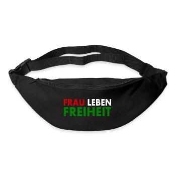 La liberté de vie des femmes - Sac banane - noir - Devant