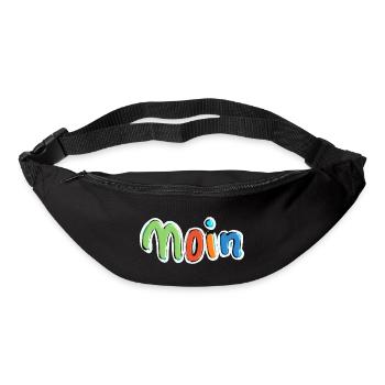 moin 18 2 - Gürteltasche - Schwarz - Vorne