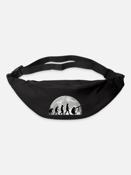 Astronomie Evolution Mond, astronomisch - Gürteltasche - Schwarz