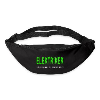 Elektriker Handwerker Design - Gürteltasche - Schwarz - Vorne