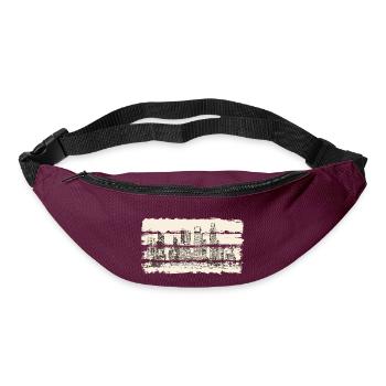 City usa illinois america travel united states - Bum bag - burgundy - Front