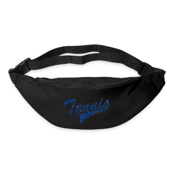 Tennis vintage - Sac banane - noir - Devant