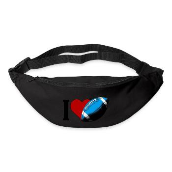 I ♥️ American Football | I Love American Football - Gürteltasche - Schwarz - Vorne