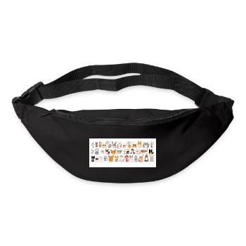 Cute little animals - Bum bag - black - Front