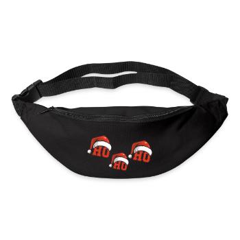 Weihnachten Ho Ho Ho - Gürteltasche - Schwarz - Vorne
