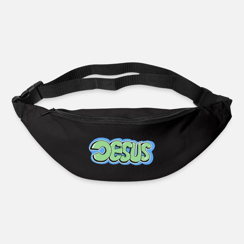 Jésus - Sac banane - noir