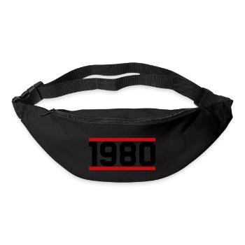Alte Schule 1980 - Gürteltasche - Schwarz - Vorne