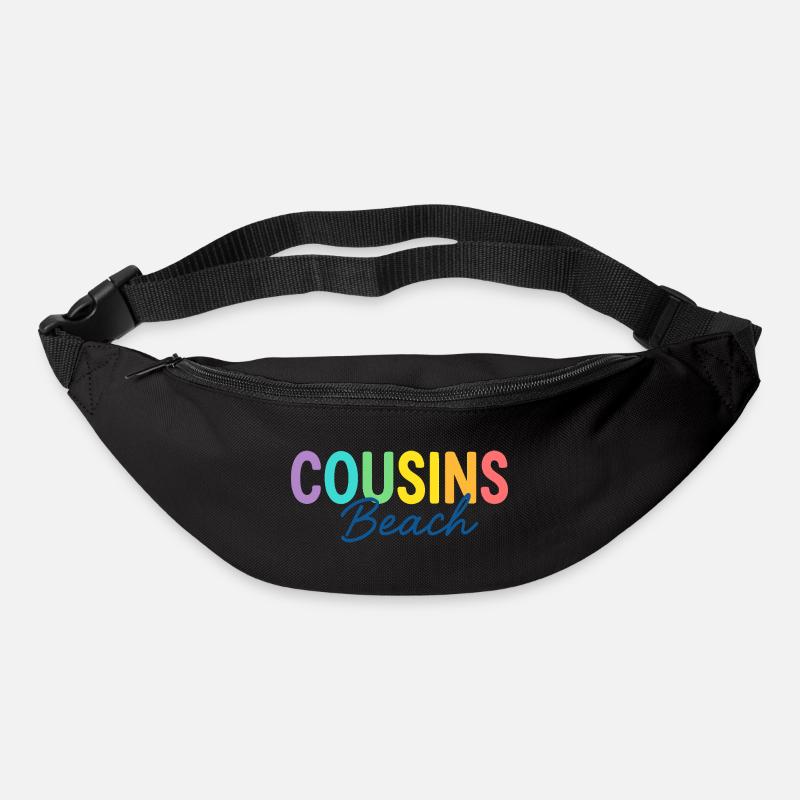 Cousins Beach – Colorful Summer - Gürteltasche - Schwarz