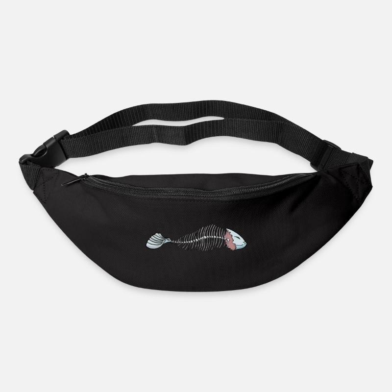 Fisch - Gürteltasche - Schwarz