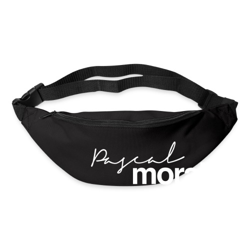 Pascal Morais logo white - Bum bag
