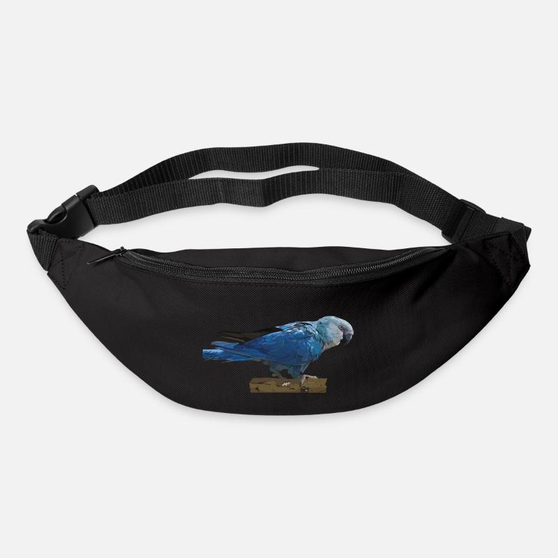 Spix 'Ara - Gürteltasche - Schwarz