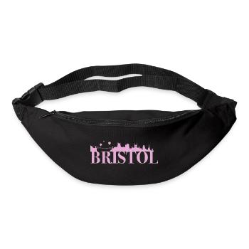 Bristol England Hauptstadt Skyline UK - Gürteltasche - Schwarz - Vorne