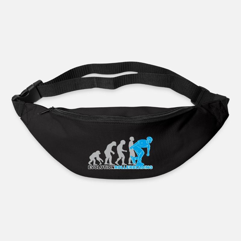evolution rollerblading, inline skates, skating - Bum bag - black
