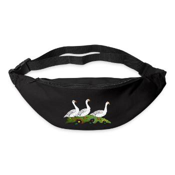 Geese - Bum bag - black - Front