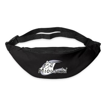 Miousuki monochrome - Sac banane - noir - Devant