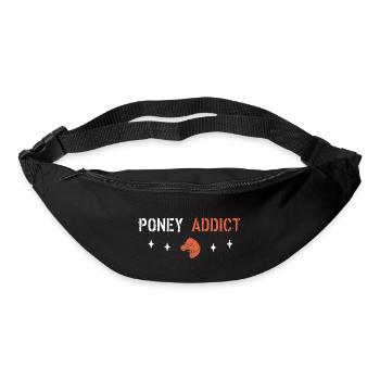 Pony-Süchtiger - Gürteltasche - Schwarz - Vorne