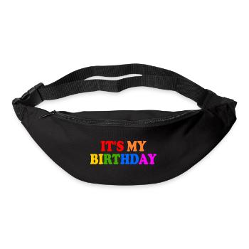 Its my birthday - Bum bag - black - Front