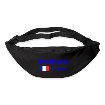 Strasbourg France- Stylish prints - Bum bag - black - Front