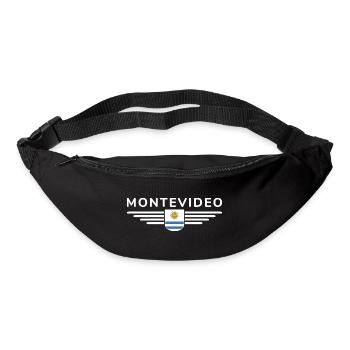 Montevideo Design – Für Fans & Reisende - Gürteltasche - Schwarz - Vorne