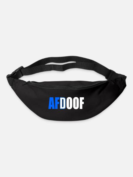 Afd doof afdoof - Gürteltasche - Schwarz