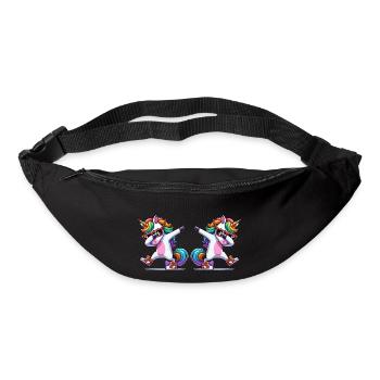 Bande dessinée Licorne 2 - Sac banane - noir - Devant