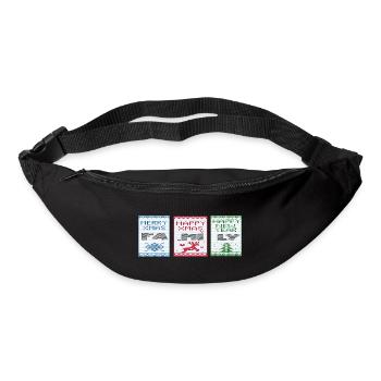 Merry Christmas - Bum bag - black - Front