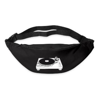 turntable - Gürteltasche - Schwarz - Vorne