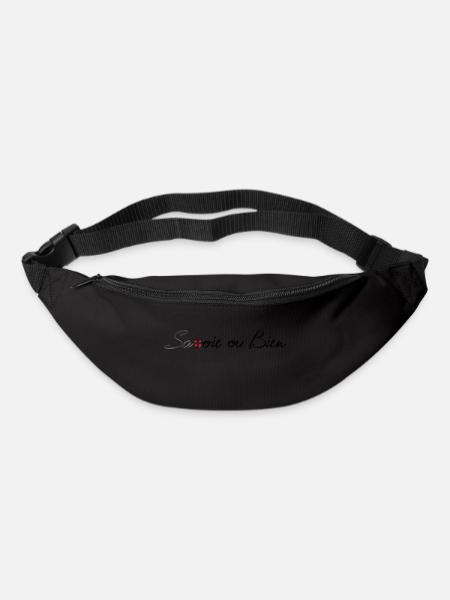 savoie ou bien - Sac banane - noir