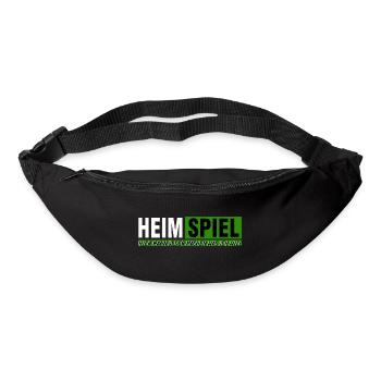 Heimspiel grün weiß - Gürteltasche - Schwarz - Vorne