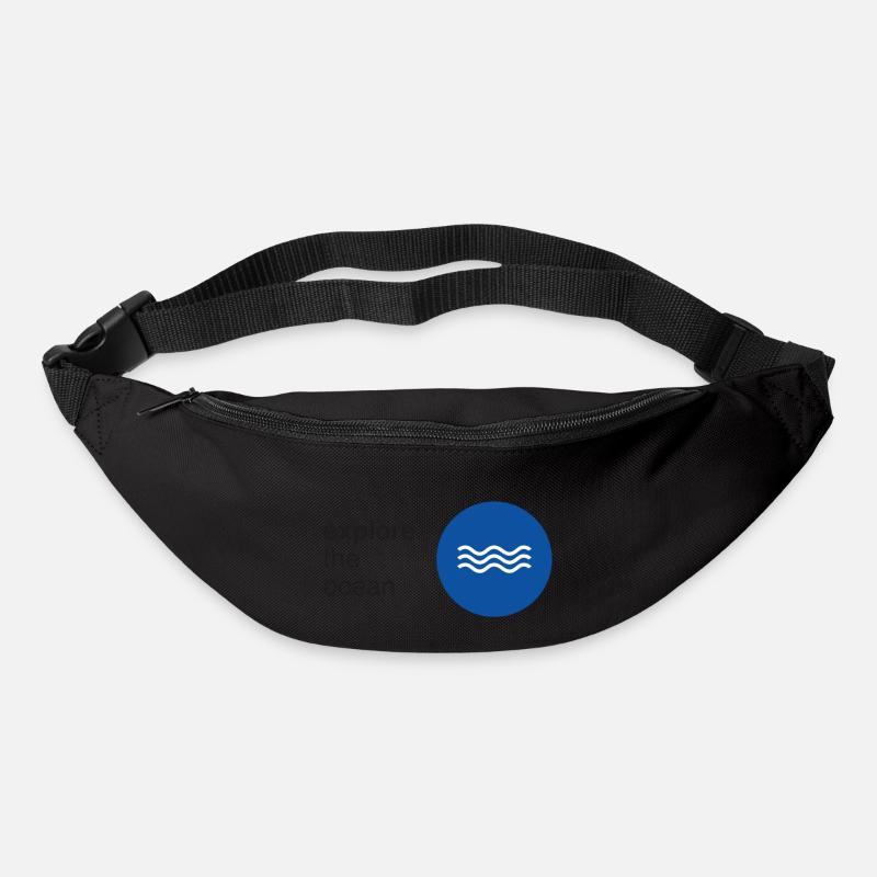 Explore-the-Ocean - Sac banane - noir