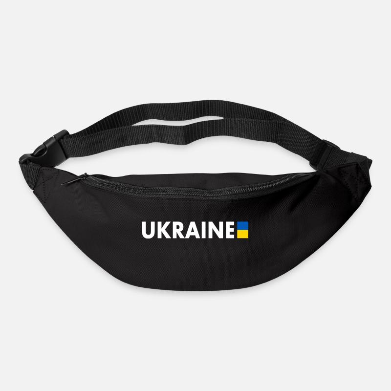 Ukraine - Gürteltasche - Schwarz