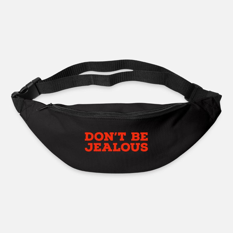 Don't be jealous - Gürteltasche - Schwarz