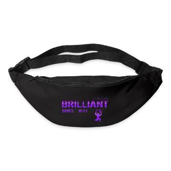Brilliant since 1977 - Gürteltasche - Schwarz - Vorne