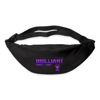 Brilliant since 1985 - Gürteltasche - Schwarz - Vorne