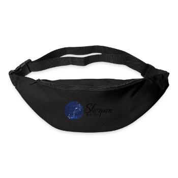 Sternzeichen Skorpion Tierkreiszeichen Astrologie - Gürteltasche - Schwarz - Vorne