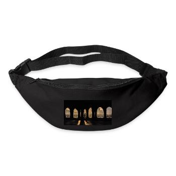 A man on his way to work - Bum bag - black - Front