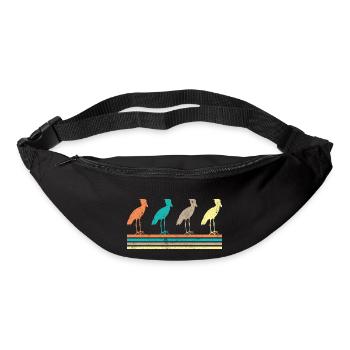 Shoebill Bird Ornithologist Forest I Gift - Bum bag - black - Front