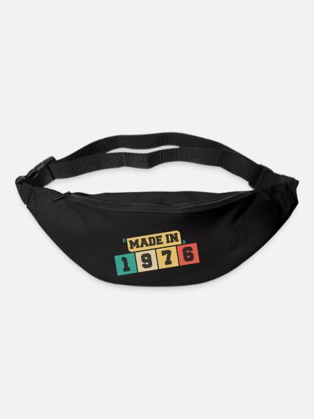 1976 Birthday 1976 Born in 1976 Birthday - Bum bag - black