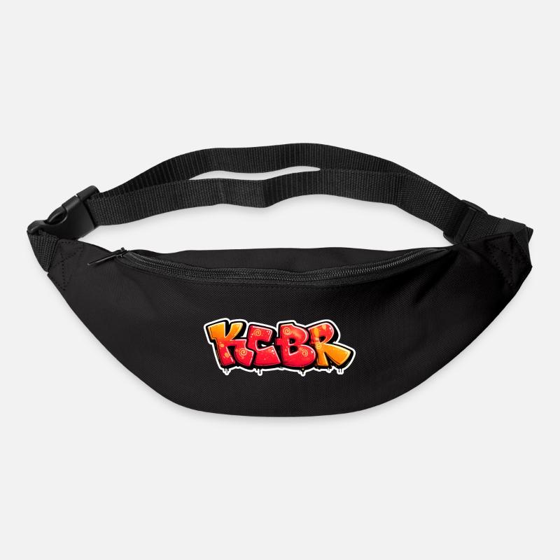 KCBR Graffiti Burst Design - Bum bag - black