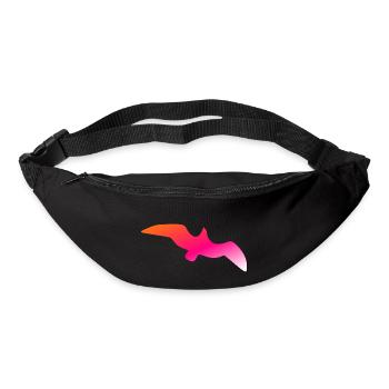Freedom Bird | Exklusives Streetstyle-Design - Gürteltasche - Schwarz - Vorne