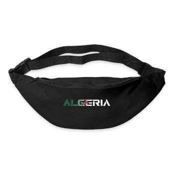 Country lettering - ALGERIA - Algeria flag - Bum bag - black - Front