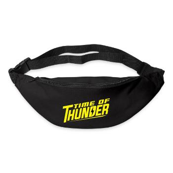 YELLOW POWER - Bum bag - black - Front