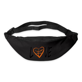 Aimer le basketball - Sac banane - noir - Devant