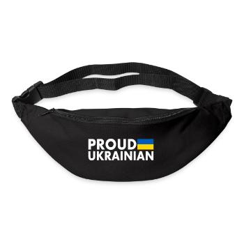 Proud ukrainian - Bum bag - black - Front